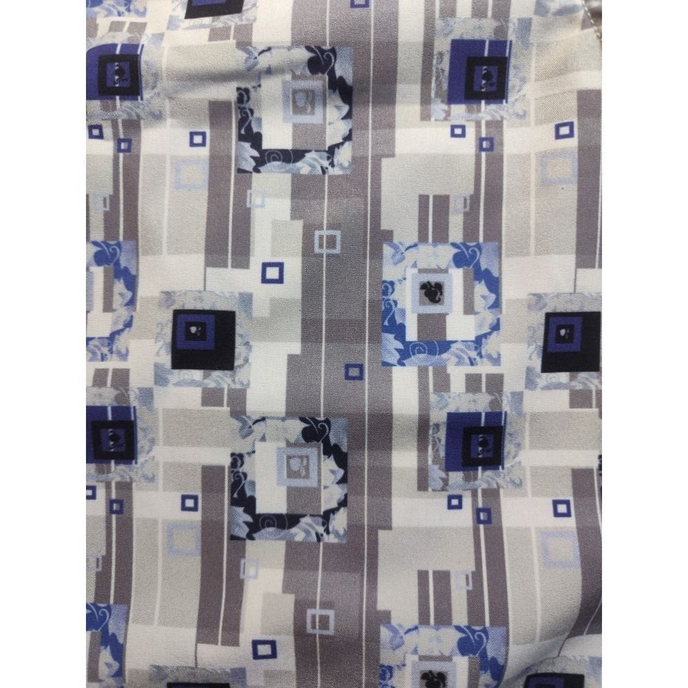 Alex Vando Mens Purple Gray Blue Tone on Tone Shirt Button Geometric 2XL 1595 - Picture 9 of 11